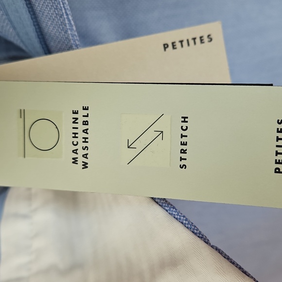 Banana Republic Pant Ryan NWT 6P Blue Collegiate Business Casual Summer Vaca - Picture 10 of 11